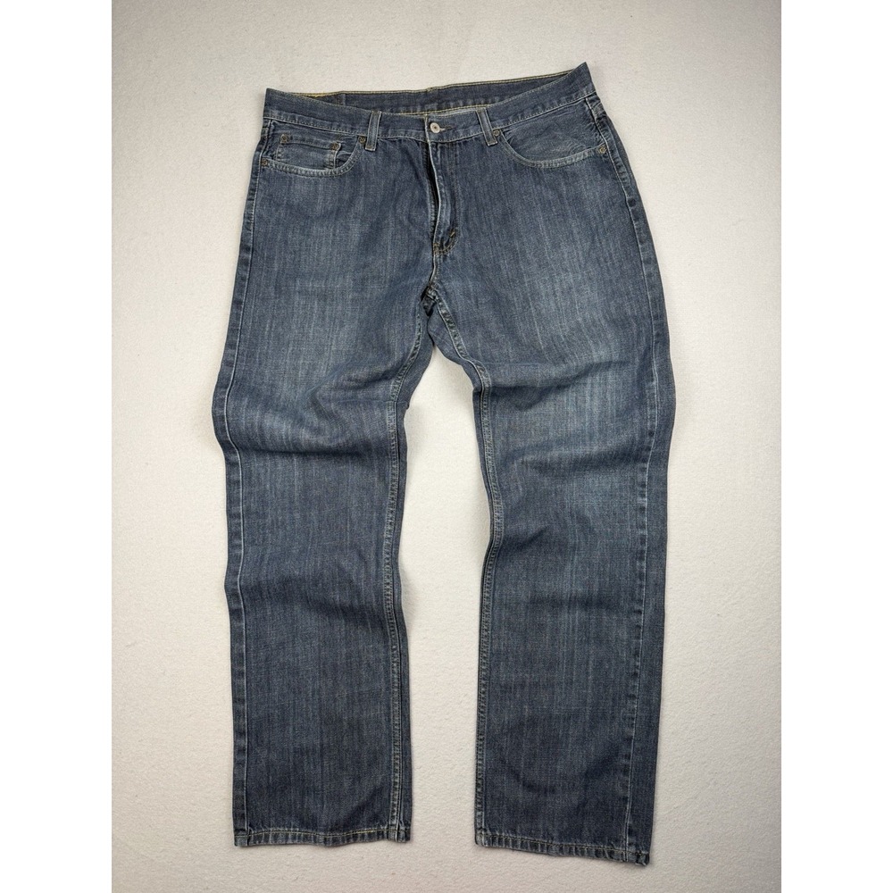 Levis 559 Jeans Men 36x34 Relaxed Straight Medium Wash Stretch Denim